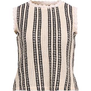 Stribet Top