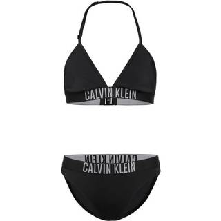 Girls Triangle Bikini Set - Intense Power - Black - 14-16