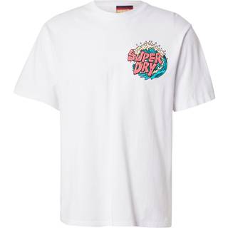 Superdry Superdry White Outdoor Narrative Loose 100% Cotton T-Shirt