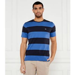 Gant Bar Stripe T Shirt Blue