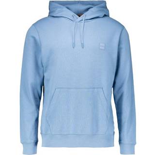 BOSS Orange Herren Hoodie blau unifarben