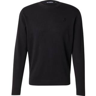 KARL LAGERFELD Herren Pullover schwarz unifarben