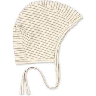 Konges Sløjd GOTS Basic Babyhue Tea Stripe 6-9 months  Beige  6-9 måneder  Unisex