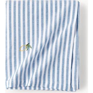 Stribet dug Melony med broderede motiver