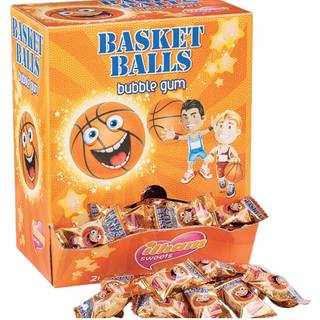 Basketball Bubblegum tuttifrutti 200 stk.