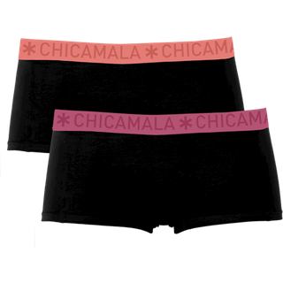 Meisjes 2-pack Boxershorts Effen