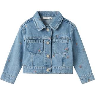 NAME IT Kirsebær Denimjakke Piper Light Blue Denim