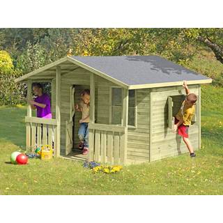 Felix legehus 3m2 + terrasse