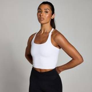 MP Tempo Strappy Racerback Vest til kvinder – Hvid - XL
