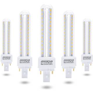 Outlet: LED B5 PLC-2U, 12W, 3000K - Kulør : Varm