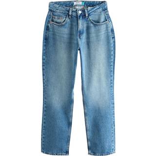 Next Dark Blue Hourglass Straight Leg 100% Cotton Jeans