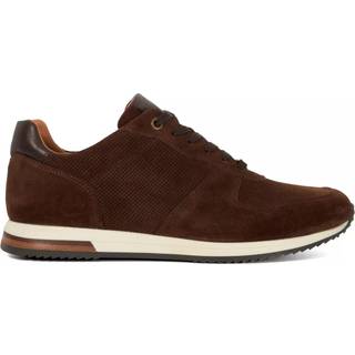 Dune London Dune London Brown Standard Fit Trilogy Perforated Runner Trainers