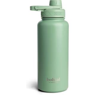 SmartShake - Bohtal Isoleret Sportsflaske, Grøn - 960 ml