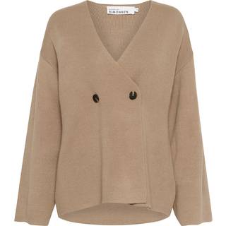 Karen By Simonsen Kbthyra Cardigan Strik 10105312 Simply Taupe (LARGE)