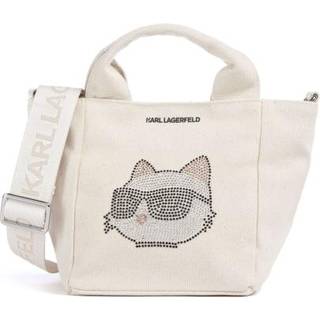 Karl Lagerfeld K/Ikonik Choupette Mini Crossover taske elfenben