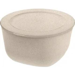 Koziol Connect skål/skål med låg 4 L biocirk termoplast Nature desert sand