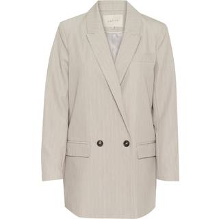 Kaffe Kaesther Blazer Suits 10509581 Feather Gray Melange Pinstripe (36)