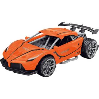 Die-cast pull back car m/lyd, orange [Levering: 1-2 dage]