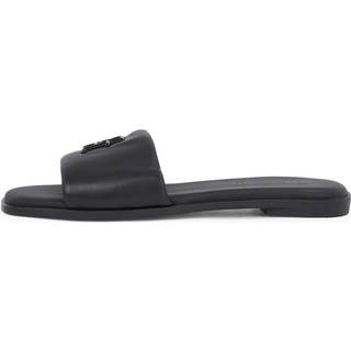 TH Monogram Leather Mules