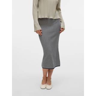 VERO MODA Vmgold Pinstripe Pencil 7/8 SK Navy Blazer Detail:w. Birch XS