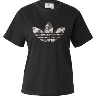 adidas Originals Western Trefoil Boyfriend T-Shirt, Black - XS