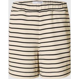 Stribet Højtaljede Shorts