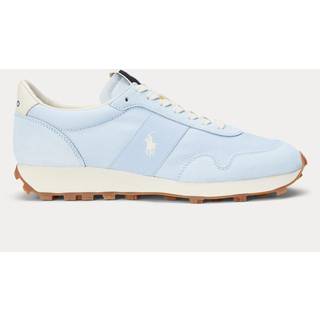 Polo Ralph Lauren Polo Ralph Lauren Blue/Ecru Womens Suede Low Top Trainers