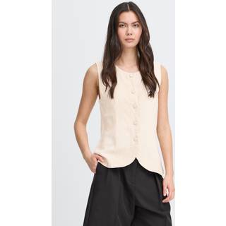 Ichi IHLINNO Vest - Natur - Str 40 - Damer