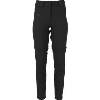 Whistler Women's Gerd Outdoor Zip Off Pants Zip off-bukser Damer størrelse 40 farve sort