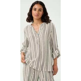 Kaffe KAmilia Bluse - Natur - Str 46 - Damer