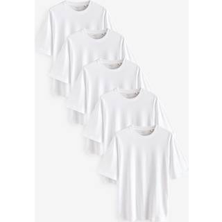 Next Essential Bomuld T-shirt Relaxed Fit 5 Pakke3X-Large