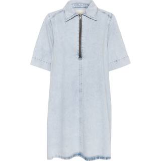 My Essential Wardrobe Malomw 143 Short Zipdress Kjoler 10705027 Light Blue Wash (36)