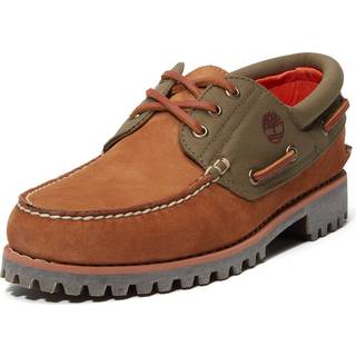 Authentic Boat Sko, Medium Brown Nubuck, 42