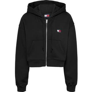 Tommy Badge Boxy Zip-Thru Hoody