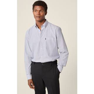 Next Blue Bengal Regular Fit Easy Iron Button Down Oxford Shirt