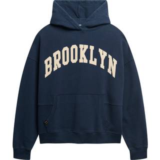 Superdry Superdry Blue Athletic Essentials Relaxed Hoodie