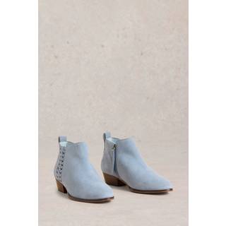 White Stuff White Stuff Blue Willow Weave Ankle Boots