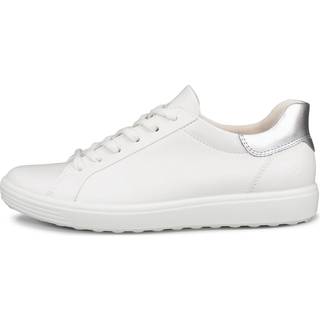 ECCO Soft 7 W - Sneakers i læder til damer - Hvid - Size: 39 (UK 6)