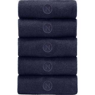 Next Navy Blue Logo 5 Pack Embroidered Lasting Fresh Socks