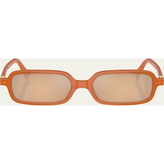 Miu Miu MU11ZSF Asian Fit 11V40D 52 Solbriller Kvinder Orange - Full Opaque Turmeric Orange - 52mm