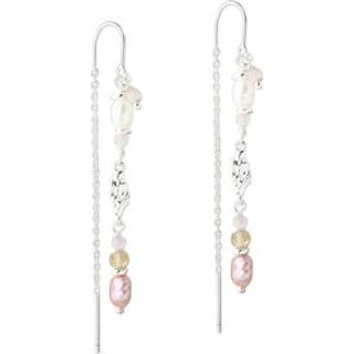 FRESA ROSE EARTHREAD | SILVER