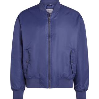 Nylon Bomber Jacket - Blue - M