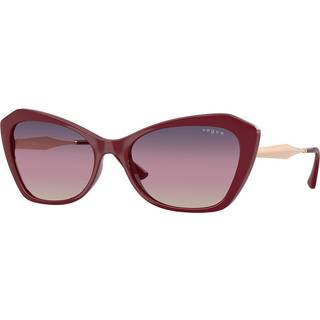 VOGUE EYEWEAR Kvinde VO5626S 2875U6 Solbriller Nylon Rød Brun Geometrisk Normal Skygge
