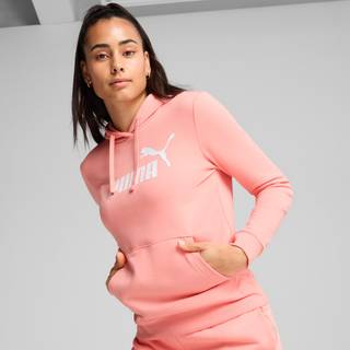 Women&#39;s Puma ESS No. 1 Logo Hoodie, Pink, Size XL, Clothing - Pink Fruit - XL