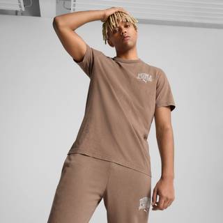 Men&#39;s Puma Class Washed T-Shirt, Brown, Size L, Clothing - Totally Taupe - L
