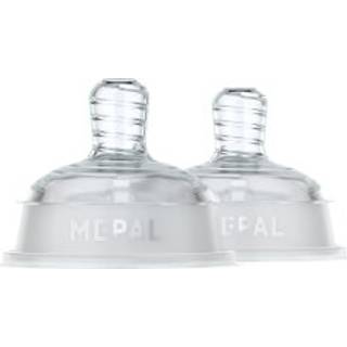 Mio Flaskesutter slow 2 stk. fra Mepal - Transparent farve - Silikone