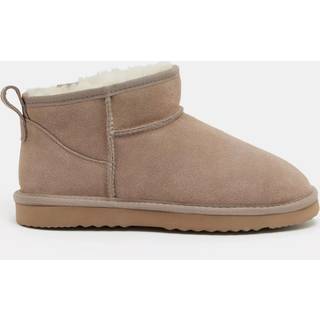 Hush Hush Cream Ultra Mini Sheepskin Boots