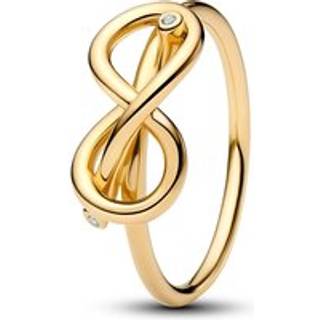 Pandora 163759C01 Damenring Unendlichkeitsknoten Goldfarben