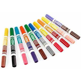 Crayola Silly Scents: Tospidset, dobbeltsidet tusch-sæt - 10 stk.