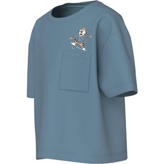 Name It T-shirt Spring Lake Tiger Med Brystlomme